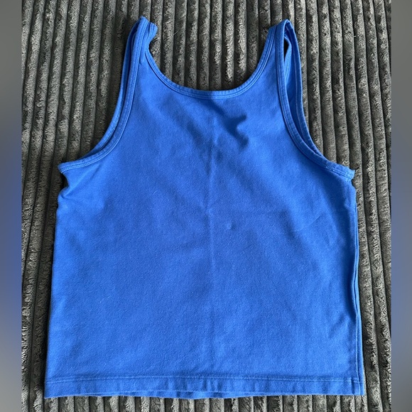 Aritzia TNA Hold-it Bergman Tank in Jazz Blue - Size Small - EUC - Picture 6 of 6
